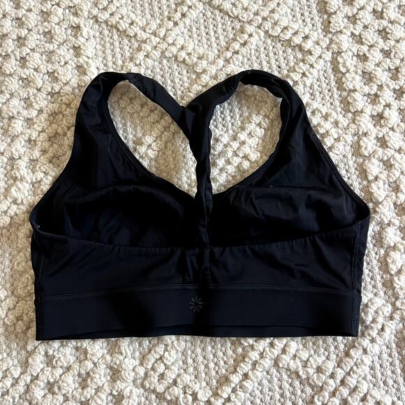 Athleta Black Y Back Sports Bra 34D/DD - Picture 2 of 3